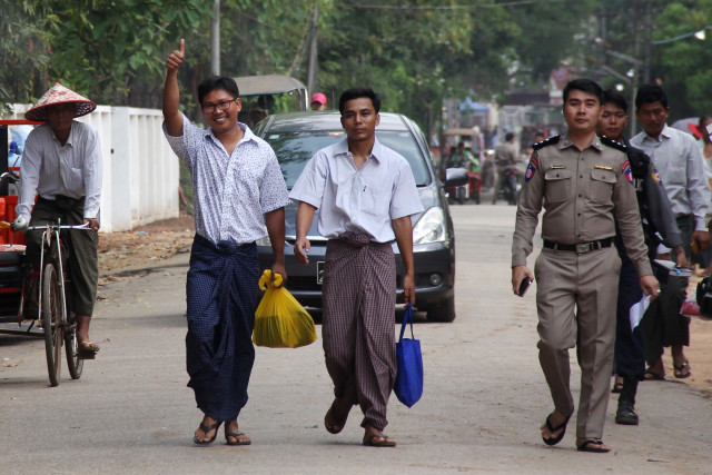 Myanmar frees two Reuters journalists in amnesty