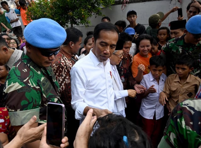 Indonesia's Joko Widodo re-elected president as rival cries foul