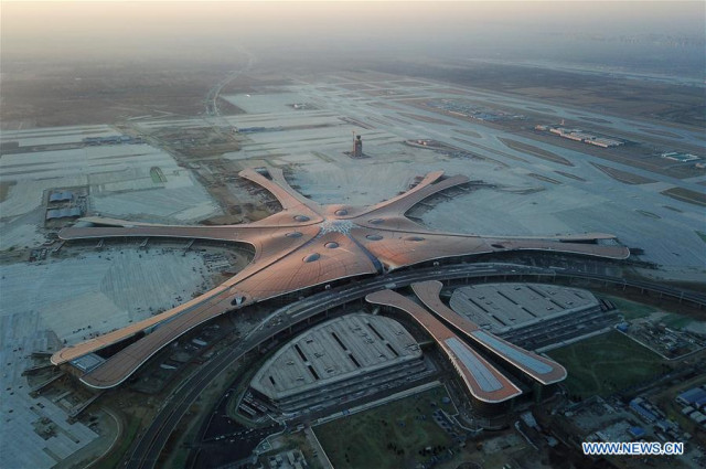 Giant Beijing airport set to open on eve of China's 70th birthday