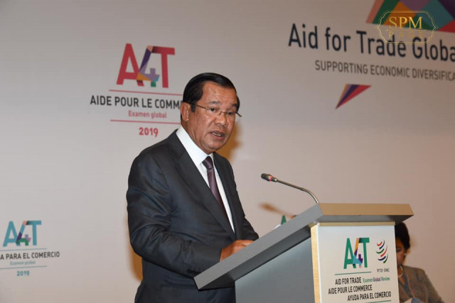 Speaking of Cambodia’s success, Hun Sen urges WTO members to help poor countries transition into the digital economy