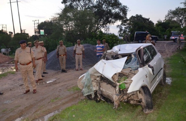 Outrage mounts in India over rape case teen's suspicious car crash