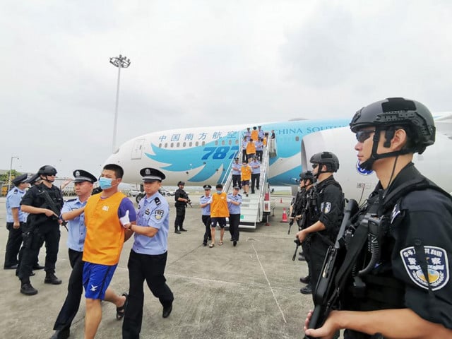 150 telecom fraud suspects returned to China from Cambodia