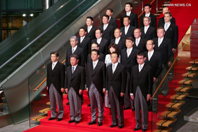 Japan's Abe reshuffles Cabinet, revamps executive lineup in bid to boost public support