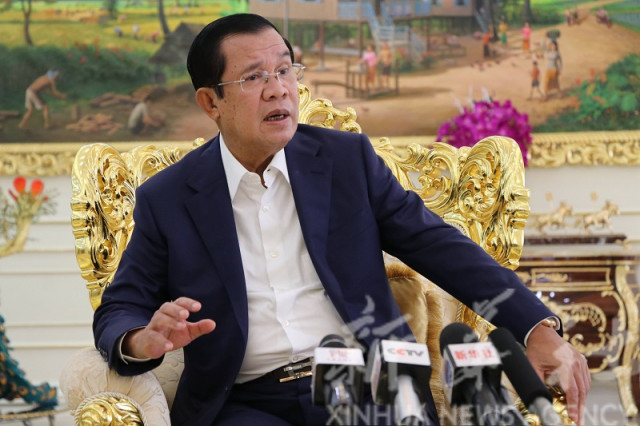 Interview: Cambodian PM hails China's role in promoting regional peace, stability, development