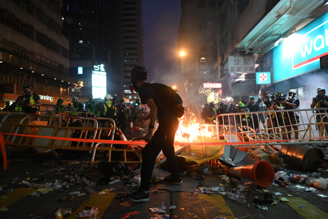 Hong Kong crisis threatens to spoil China's 70th party