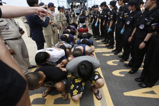 Police: More than 700 Chinese arrested in the last nine months in Cambodia 