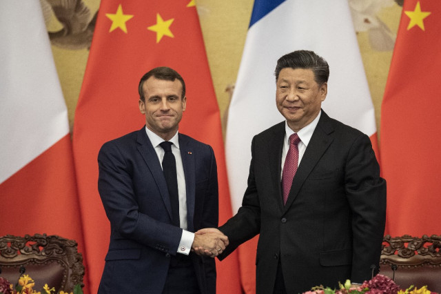 Xi, Macron unite on climate after US withdraws from Paris pact