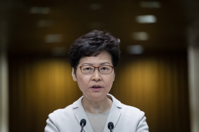 Hong Kong leader admits voter 'unhappiness', offers no concessions