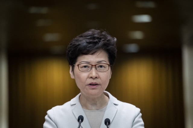 Hong Kong leader admits voter 'unhappiness', offers no concessions