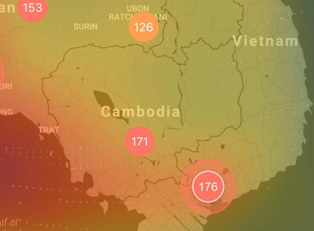 Air Quality Reaches Unhealthy Levels in Phnom Penh