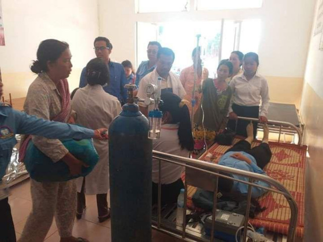 Nine students hospitalized in Tboung Khmum