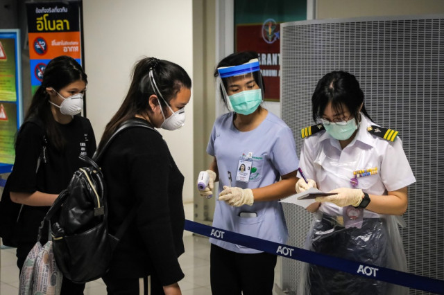 Thai immigration officers at Bangkok airport diagnosed with COVID-19