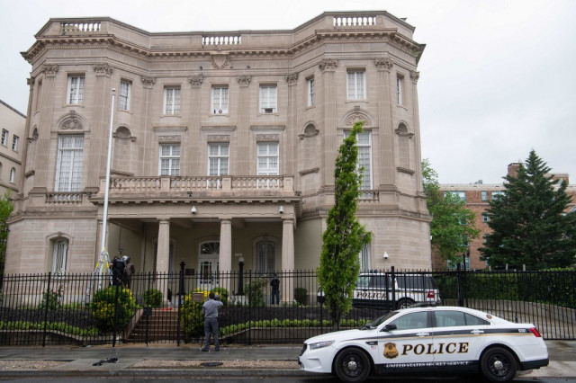 Cuban embassy in Washington struck by gunfire, suspect arrested