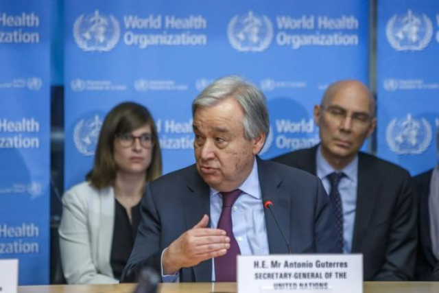 UN chief calls for attention to nuclear, cyberspace security amid pandemic