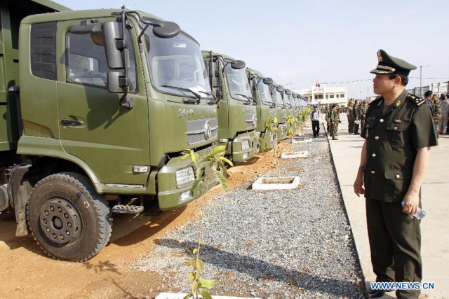 Cambodia Purchases Military Trucks from China 