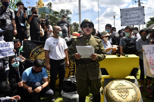 Pro-democracy protests mark anniversary of Thai revolution