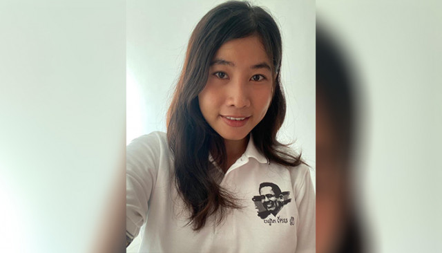 A Group of Young Cambodians Sell Online T-Shirts with Kem Ley’s Portrait 