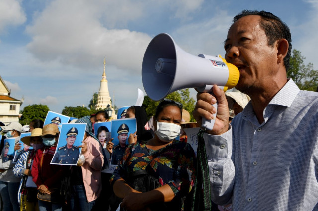 Well-known Cambodian Union Leader Rong Chhun Is Charged in Court over Comments about Border