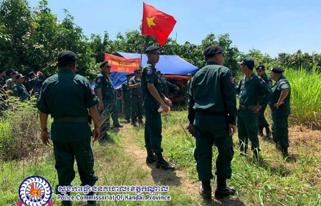Vietnam Is Building Permanent Military Structures along the Cambodian Border in Kandal Province