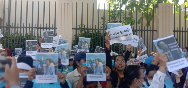 Protests Continue as International Outrage at Rong Chhun’s Arrest Grows