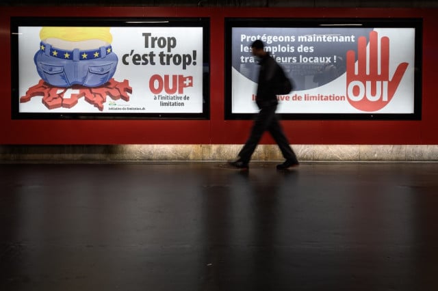 Free movement at risk in heart of Europe as Swiss vote