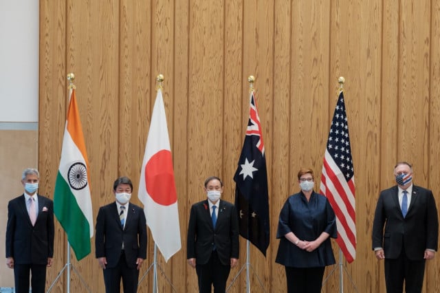 Eyeing China, Australia joins 'quad' drill with US, Japan, India