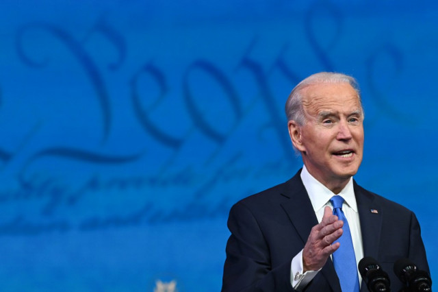 Biden says Trump 'refused to respect the will of the people'