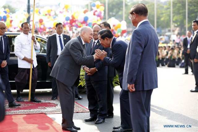 King Norodom Sihamoni Calls the Oil Extracted Off Cambodia’s Coast a Historic Moment