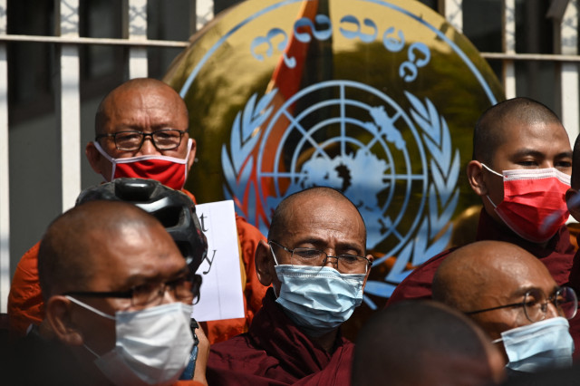 UN condemns Myanmar junta after two killed in anti-coup unrest