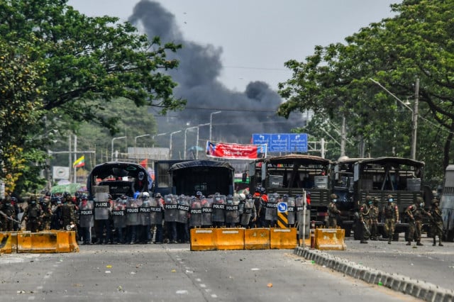 Myanmar declares martial law in Yangon townships after deadly day