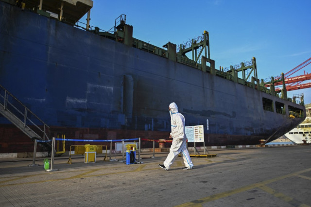 Logjam deepens at the world's ports as pandemic strikes shipping