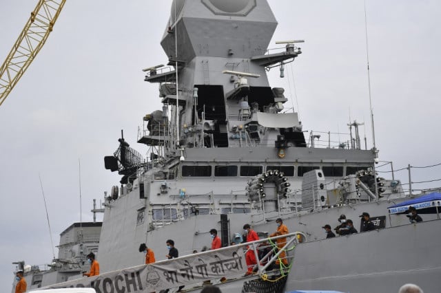 Indian Navy scours the sea for dozens missing after cyclone