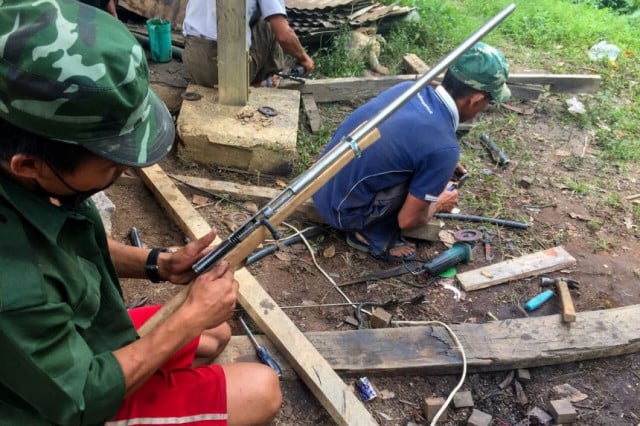 With homemade rifles, Myanmar self-defence groups take fight to junta