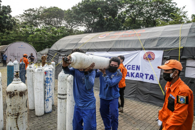 Indonesia imports oxygen as hospitals battered by Covid-19
