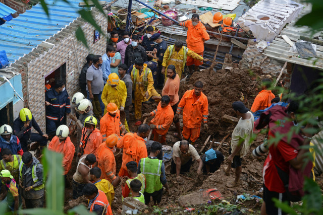 At least 23 killed in landslide, wall collapse in India monsoon rains