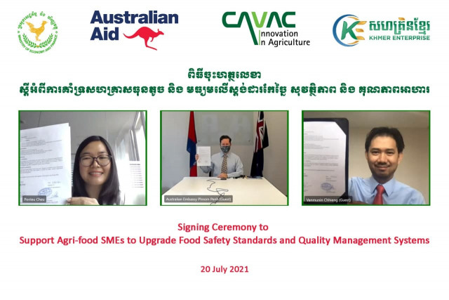 Khmer Enterprise, Australia Launch New Funding to Promote Agri-food Safety and Quality Standards