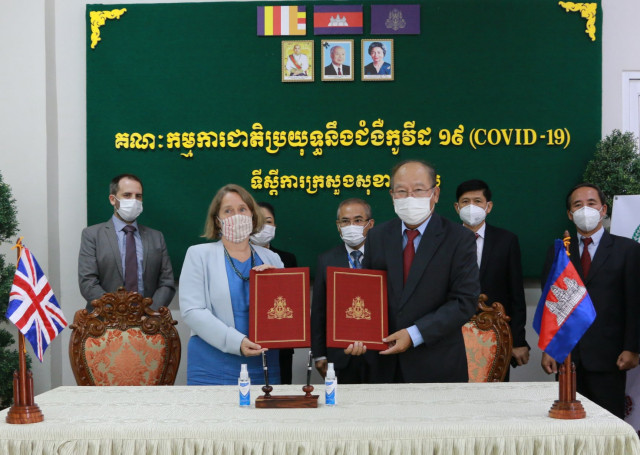 British Government Donating 415,000 Doses of AstraZeneca to Cambodia