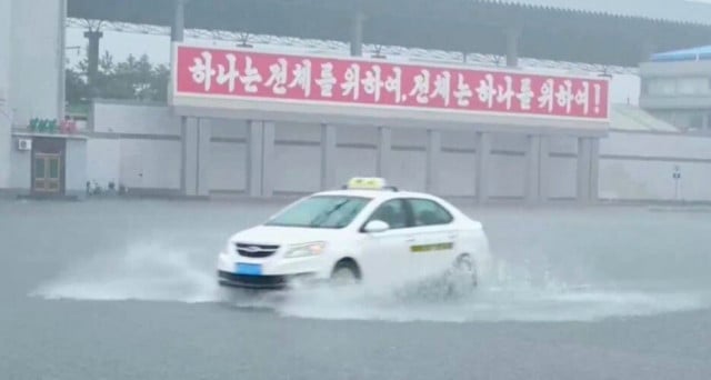 Thousands of homes, farms hit by floods in NKorea: state TV