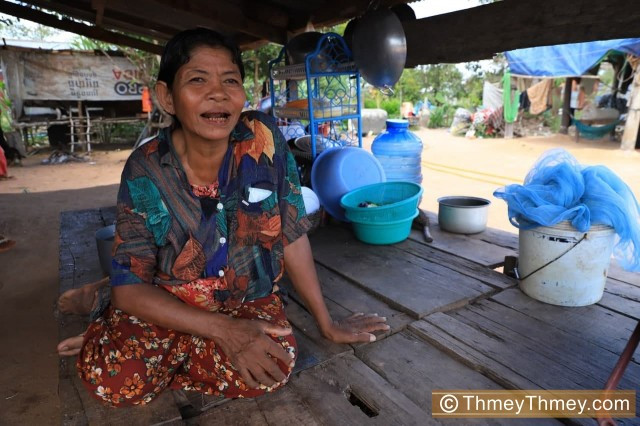 Families Evicted due to the Siem Reap City Riverbank Project Feel Stranded at their Relocation Site