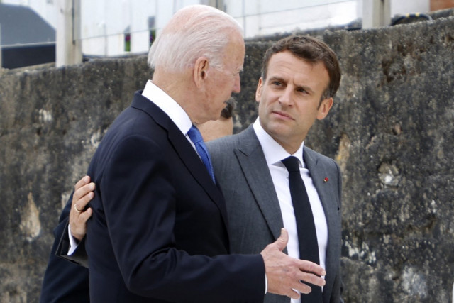 Macron, Biden have 'friendly' talk to defuse submarine row