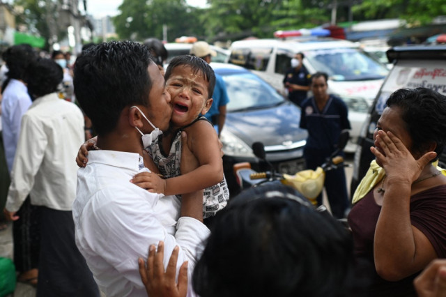Myanmar anti-junta protesters reunited with families in junta amnesty