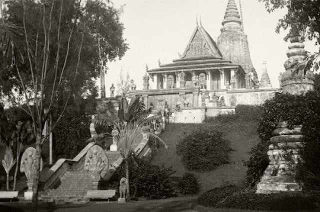 This 114 year-old photo of Wat Phnom was discovered in 2018 in a house in France | Cambodianess