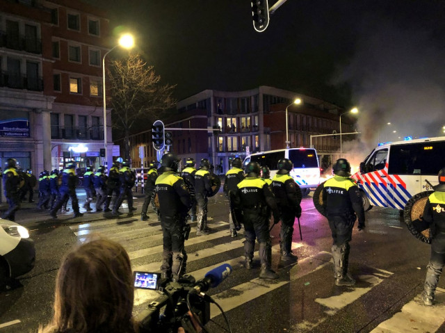 Netherlands hit by third night of Covid unrest