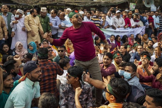 Bangladesh demonstrators demand foreign treatment for ailing ex-PM