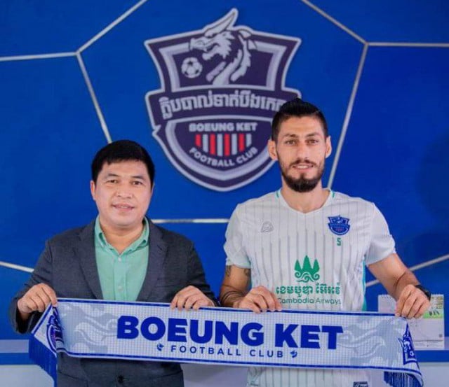 Iranian Taher Jahanbakhsh Joins Boeung Ket Football Club