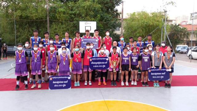 Siem Reap Teams Win National 3x3 Basketball Championship