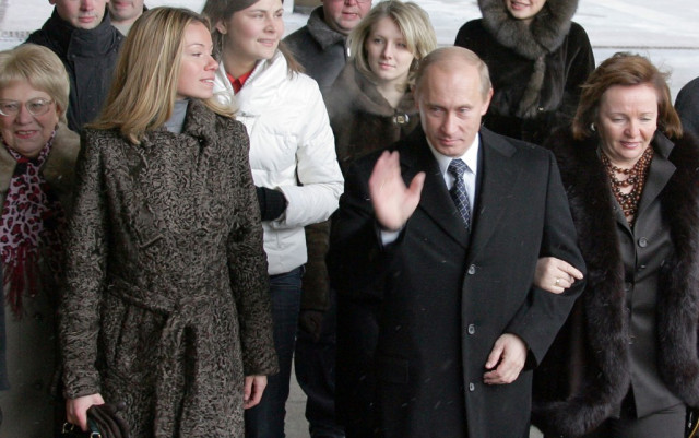 Putin's daughters, sanctioned by US, hidden from public eye