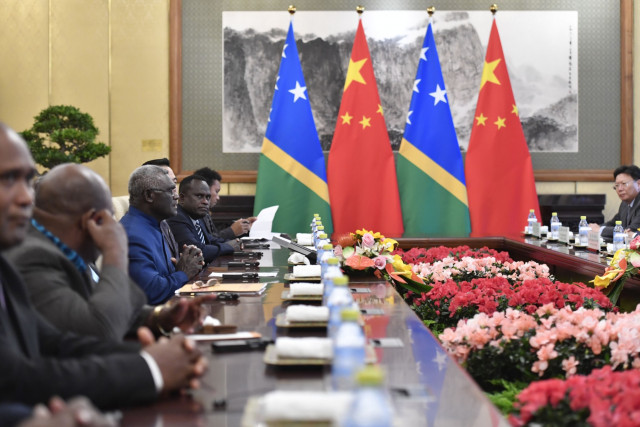 China says it has signed security pact with Solomon Islands