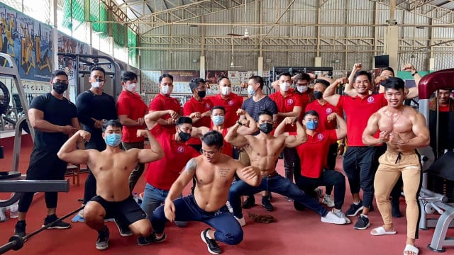 Bodybuilders Flex for SEA Games