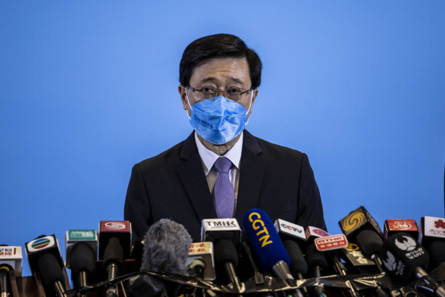 Ex-security chief poised to become Hong Kong's next leader